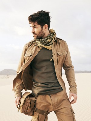 Тактическа чанта за бедро в цвят камел Brandit Side Kick