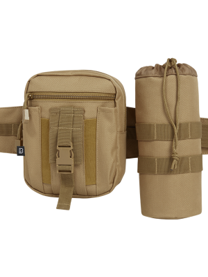 Колан чанта с държач за бутилка цвят камел Brandit