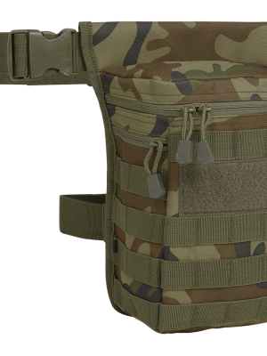 Тактическа чанта за бедро в камуфлаж Brandit Side Kick woodland