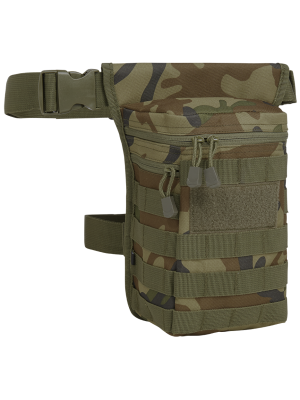 Тактическа чанта за бедро в камуфлаж Brandit Side Kick woodland