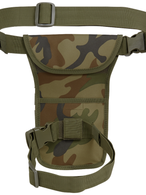 Тактическа чанта за бедро в камуфлаж Brandit Side Kick woodland