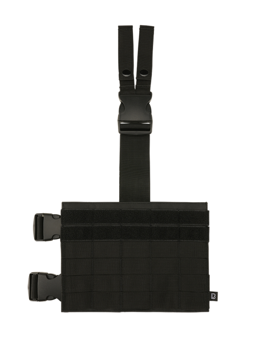 Тактическа чанта панел за бедро черен цвят Brandit Molle Leg, Brandit, Чанти за бедро - Complex.bg