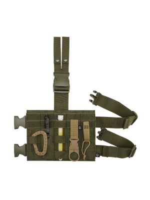 Тактическа чанта панел за бедро черен цвят Brandit Molle Leg