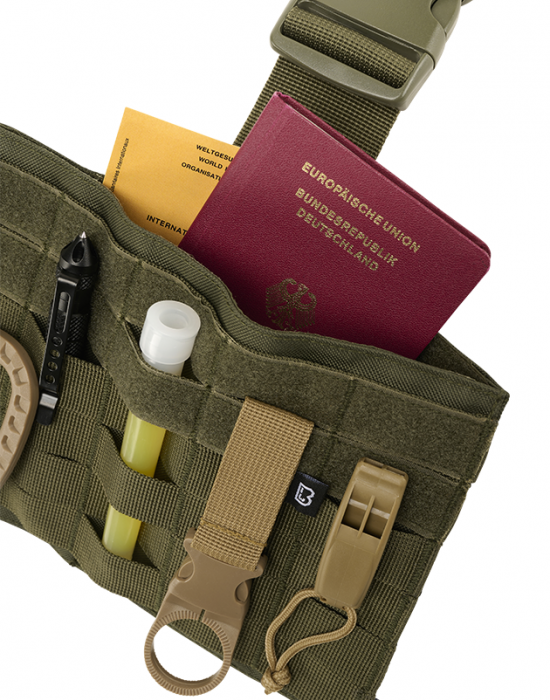 Тактическа чанта панел за бедро цвят камел Brandit Molle Leg, Brandit, Чанти за бедро - Complex.bg