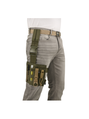 Тактическа чанта панел за бедро цвят камел Brandit Molle Leg