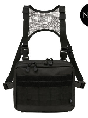 Тактическа чанта нагръдник в черно Brandit US Cooper Chest
