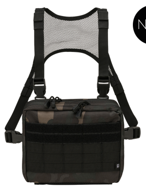 Тактическа чанта нагръдник в тъмен камуфлаж Brandit US Cooper Chest
