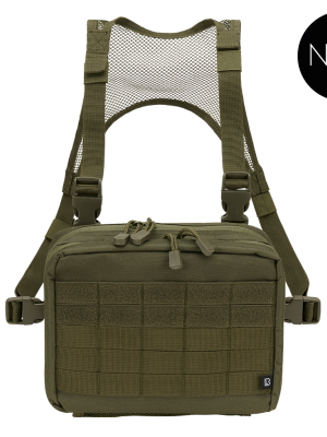 Тактическа чанта нагръдник в тъмнозелено Brandit US Cooper Chest