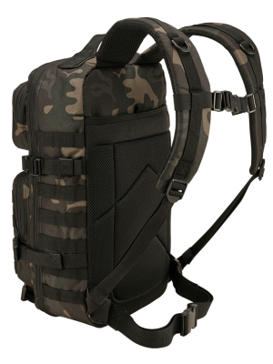 Туристическа раница в тъмен камуфлаж Brandit US Cooper Patch Large