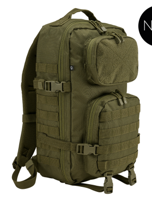 Туристическа раница в тъмнозелено Brandit US Cooper Patch Large