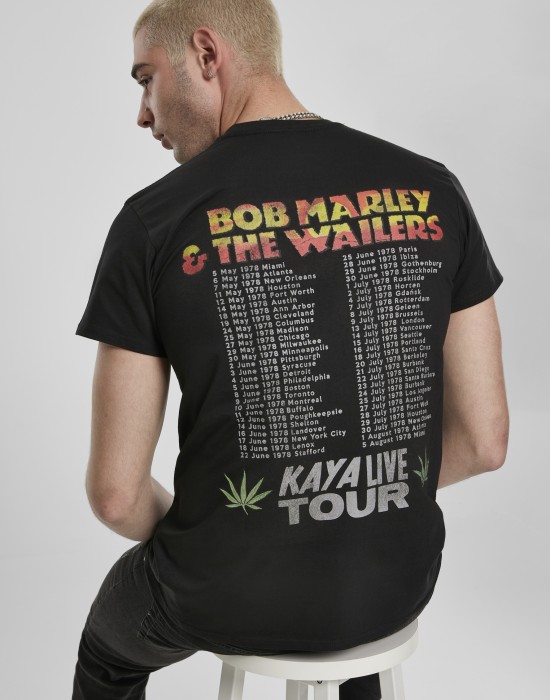 Мъжка черна тениска Mister Tee Bob Marley Kaya Live Tour, Mister Tee, Тениски - Complex.bg