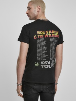 Мъжка черна тениска Mister Tee Bob Marley Kaya Live Tour