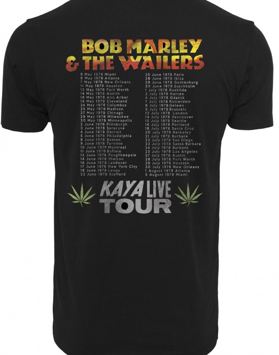 Мъжка черна тениска Mister Tee Bob Marley Kaya Live Tour, Mister Tee, Тениски - Complex.bg