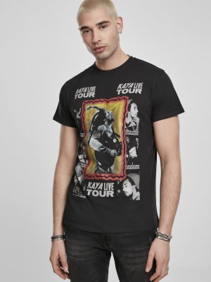 Мъжка черна тениска Mister Tee Bob Marley Kaya Live Tour