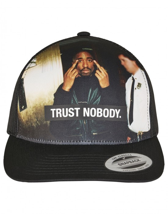 2Pac / Tupac Trust Nobody Retro Trucker Шапка с козирка, 2Pac, Мъже - Complex.bg