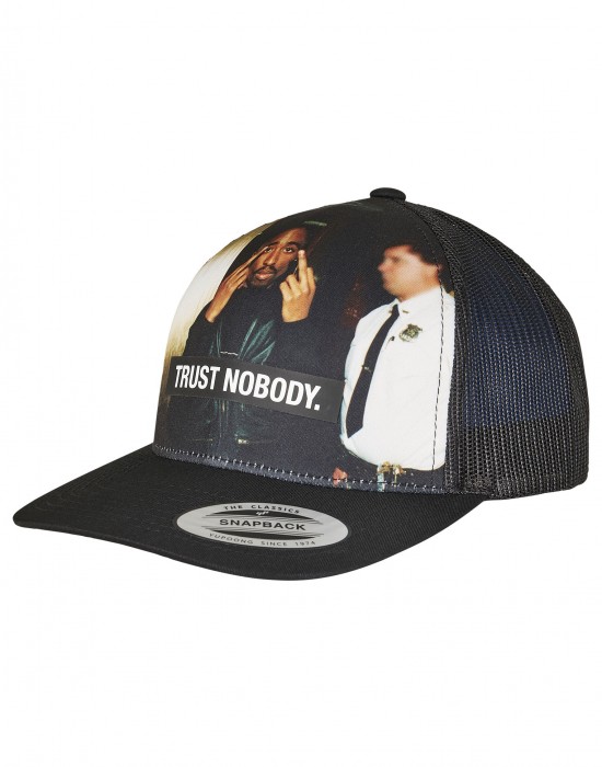 2Pac / Tupac Trust Nobody Retro Trucker Шапка с козирка, 2Pac, Мъже - Complex.bg