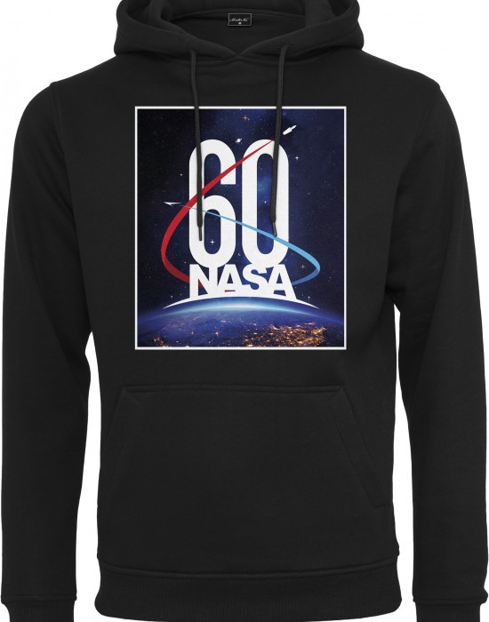 Мъжки суичър Mister Tee NASA 60th Anniversary в черен цвят, Mister Tee, Суичъри - Complex.bg