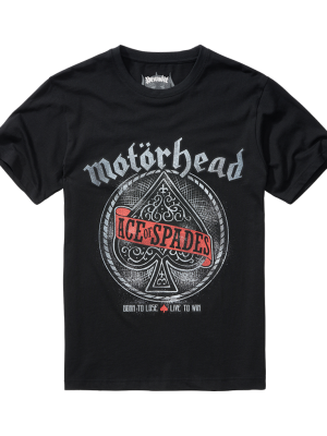 Тениска в черен цвят Motorhead Ace of Spades  Тениска в черен цвят Motorhead Ace of Spades