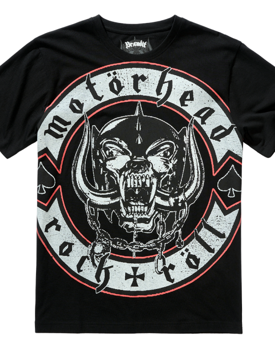 Тениска в черен цвят Motorhead T-Shirt Rock Roll, Brandit, Тениски - Complex.bg