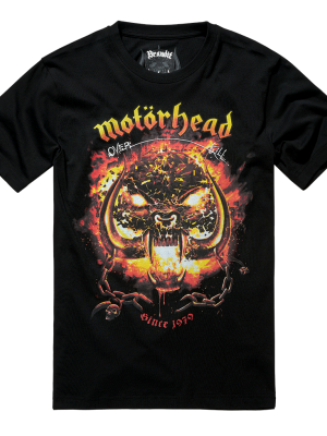 Тениска в черен цвят Motorhead T-Shirt Overkill Тениска в черен цвят Motorhead T-Shirt Overkill