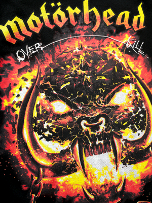 Тениска в черен цвят Motorhead T-Shirt Overkill Тениска в черен цвят Motorhead T-Shirt Overkill