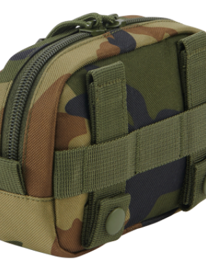 Компактен несесер в камуфлажен цвят Brandit Molle woodland