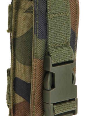 Мултифункционален калъф в камуфлажен цвят Brandit Molle woodland