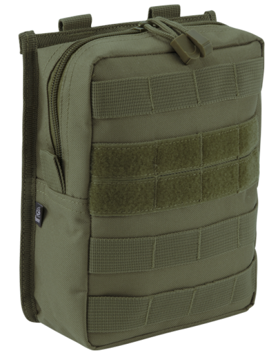 Функционален несесер в цвят маслина Molle Pouch Cross, Brandit, Чанти и Раници - Complex.bg