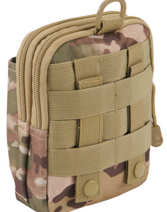 Функционална мини чанта в камуфлажен цвят Molle tactical camo, Brandit, Чанти и Раници - Complex.bg