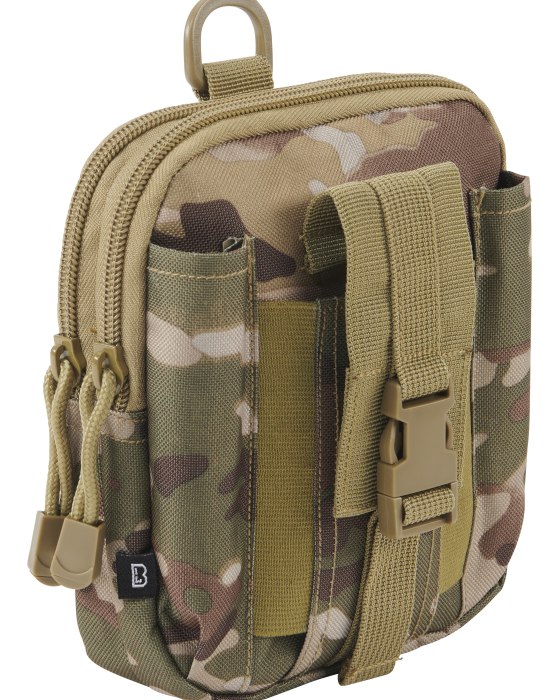 Функционална мини чанта в камуфлажен цвят Molle tactical camo, Brandit, Чанти и Раници - Complex.bg