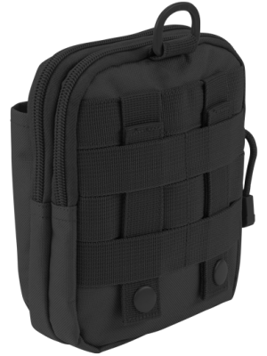 Функционална мини чанта в черен цвят Molle