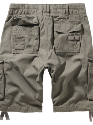 Мъжки къси карго панталони в цвят маслина Brandit Pure Vintage