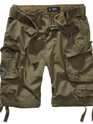 Мъжки къси карго панталони в цвят маслина Savage Ripstop