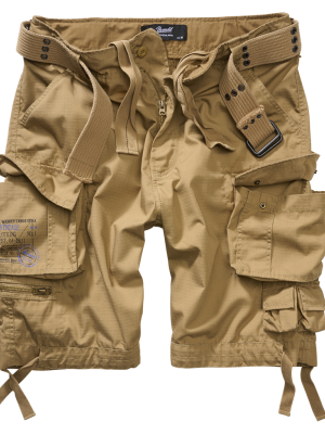 Мъжки къси карго панталони в бежов цвят Savage Ripstop
