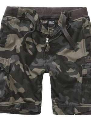 Мъжки къси карго панталони в камуфлажен цвят Packham Vintage darkcamo