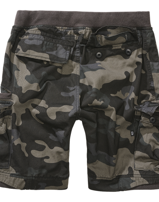 Мъжки къси карго панталони в камуфлажен цвят Packham Vintage darkcamo, Brandit, Къси панталони - Complex.bg
