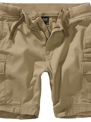 Мъжки къси карго панталони в цвят камел Packham Vintage