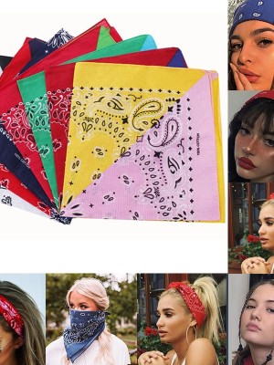 Кърпа за глава бандана HoodStyle Bandana NEW в тъмножълто