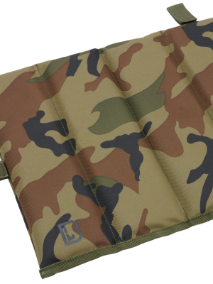 Сгъваема подложка за сядане в камуфлажен цвят Brandit Sit Mat woodland