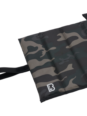 Сгъваема подложка за сядане в камуфлажен цвят Brandit Sit Mat darkcamo