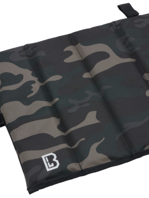 Сгъваема подложка за сядане в камуфлажен цвят Brandit Sit Mat darkcamo