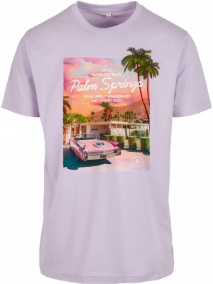 Мъжка тениска в лилаво Mister Tee Palms Springs Мъжка тениска в лилаво Mister Tee Palms Springs