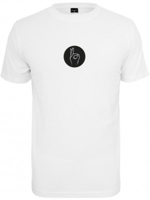 Мъжка тениска в бял цвят Mister Tee Easy Sign Мъжка тениска в бял цвят Mister Tee Easy Sign
