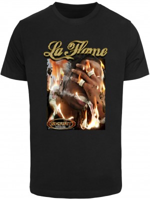 Мъжка тениска в черен цвят Mister Tee La Flame Мъжка тениска в черен цвят Mister Tee La Flame
