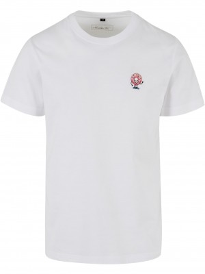 Мъжка тениска в бял цвят Mister Tee Donut  Мъжка тениска в бял цвят Mister Tee Donut
