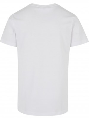 Мъжка тениска в бял цвят Mister Tee Donut  Мъжка тениска в бял цвят Mister Tee Donut