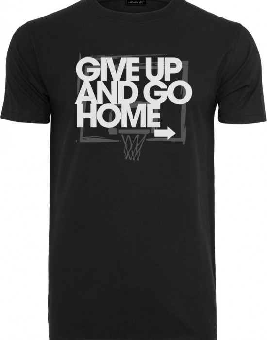 Мъжка тениска в черен цвят Mister Tee Give Up and Go Home, Mister Tee, Тениски - Complex.bg