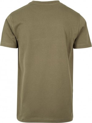 Мъжка тениска в цвят маслина  Mister Tee Depresso Мъжка тениска в цвят маслина  Mister Tee Depresso