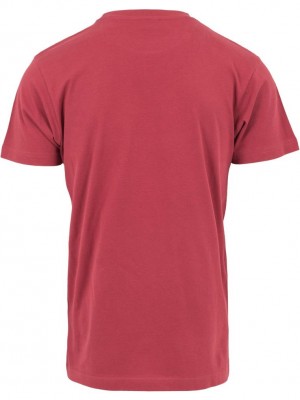 Мъжка тениска в червен цвят Mister Tee Depresso Мъжка тениска в червен цвят Mister Tee Depresso