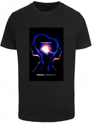 Мъжка тениска в черен цвят Mister Tee Digital Underground Мъжка тениска в черен цвят Mister Tee Digital Underground